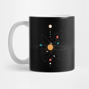 Atom Universe Minimalist by Tobe Fonseca Mug